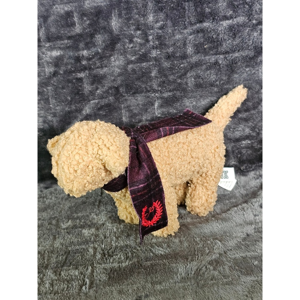 PINK Victoria's Secret 2024 Holiday Mini‎ Dog with Scarf
